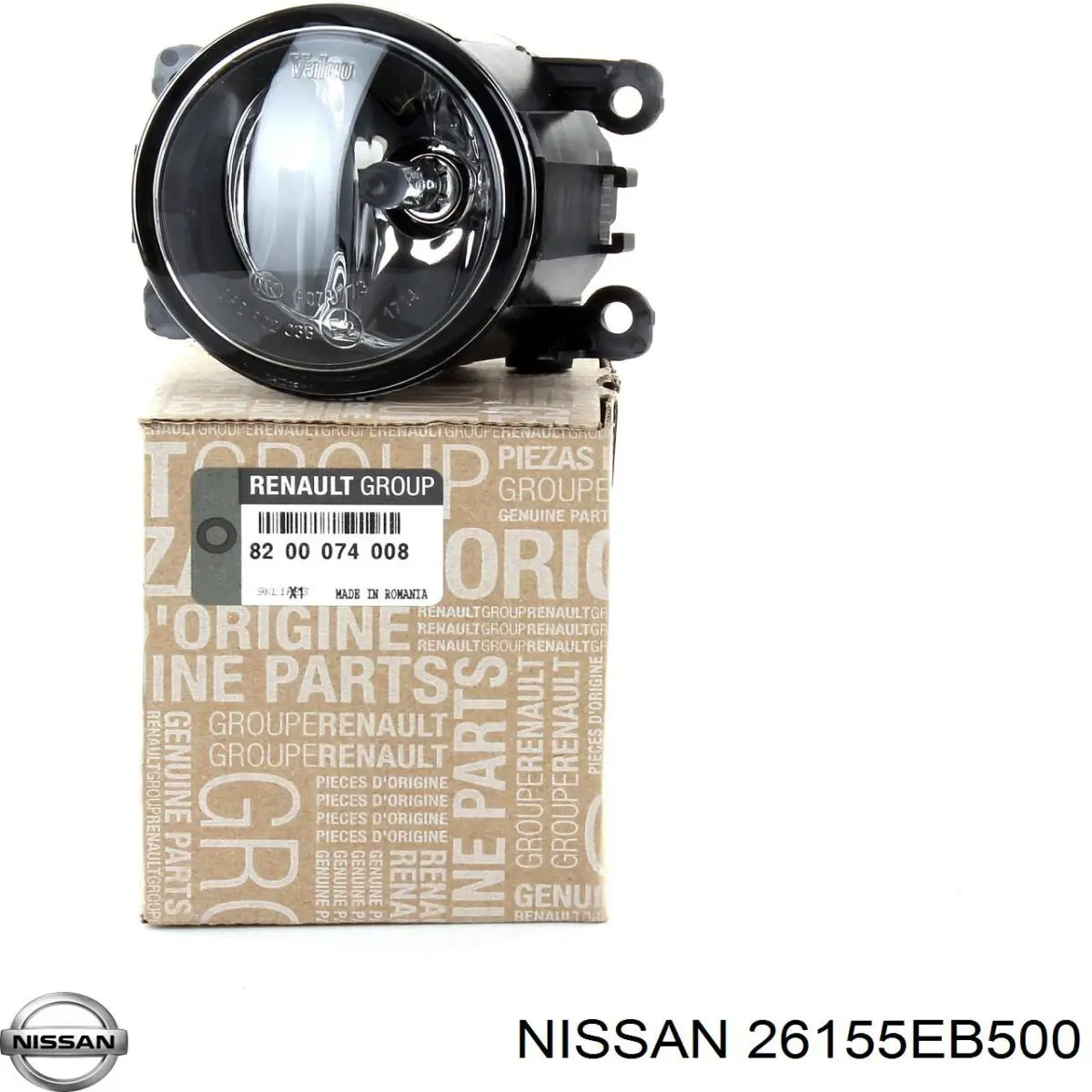 Купить 26155EB500 Nissan/Infiniti Противотуманка левая