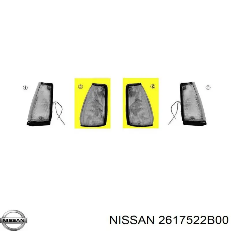 Указатель поворота левый на Nissan Micra K10