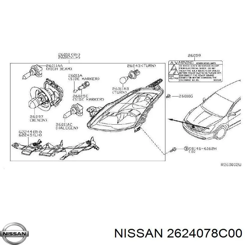 2624078C00 Nissan/Infiniti 