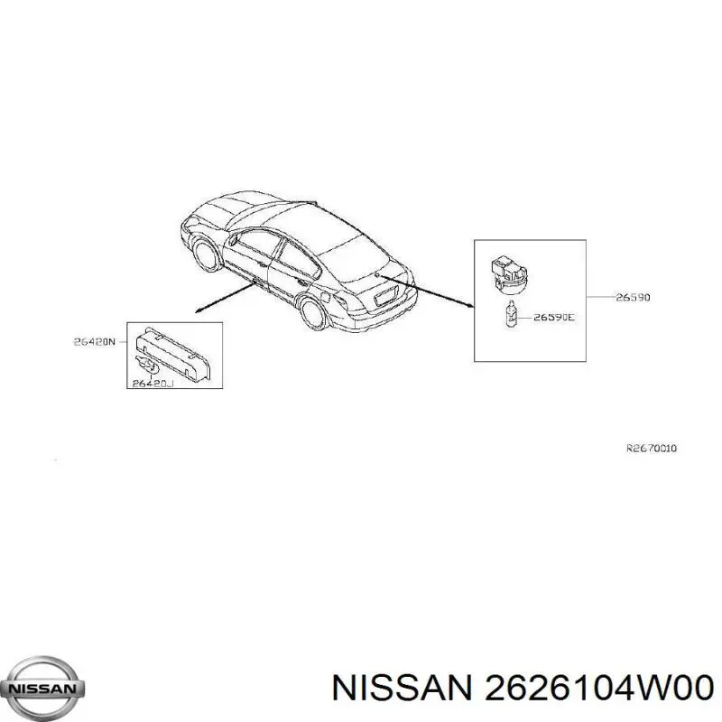 2626104W00 Nissan/Infiniti 