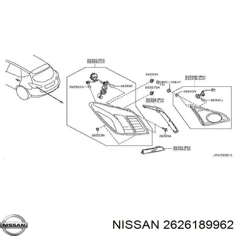 2626189962 Nissan