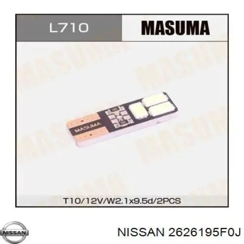  2626195F0J Nissan