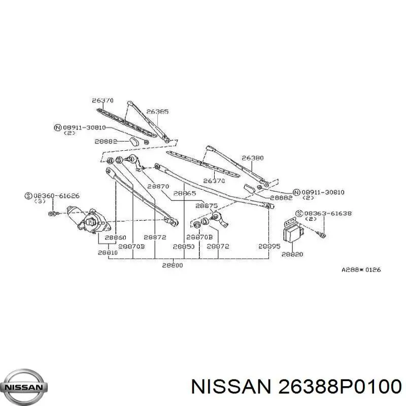 26388P0100 Nissan 