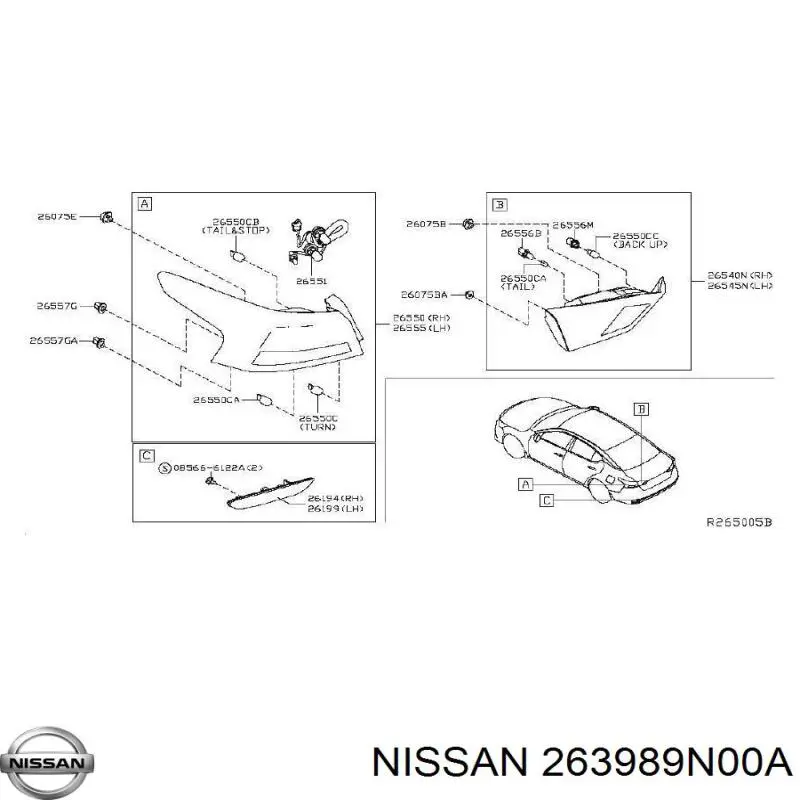  263989N00A Nissan/Infiniti