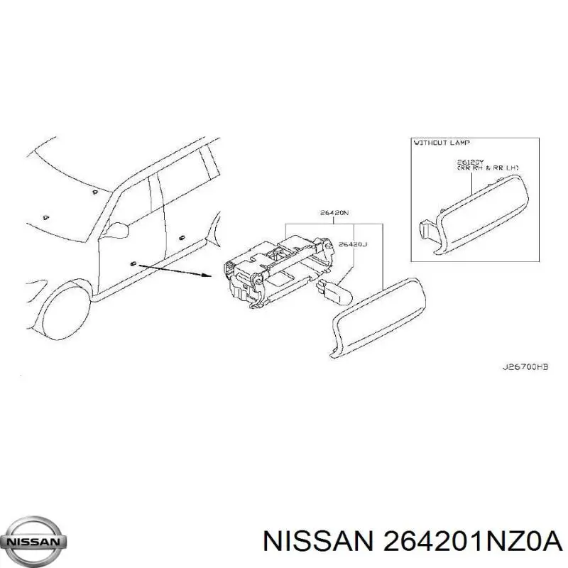  264201NZ0A Nissan