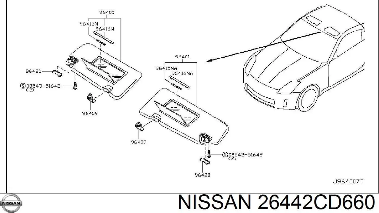 26442CD660 Nissan/Infiniti 