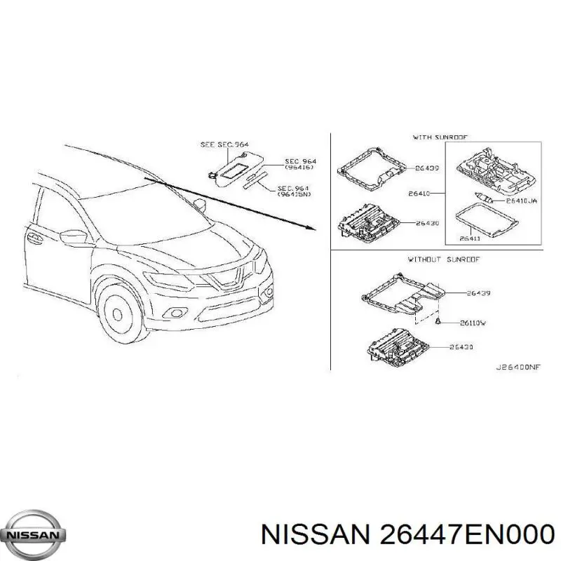 26447EN000 Nissan 