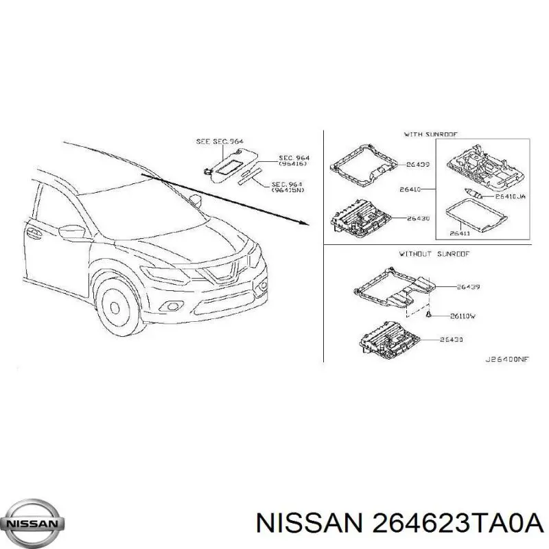  264623TA0A Nissan