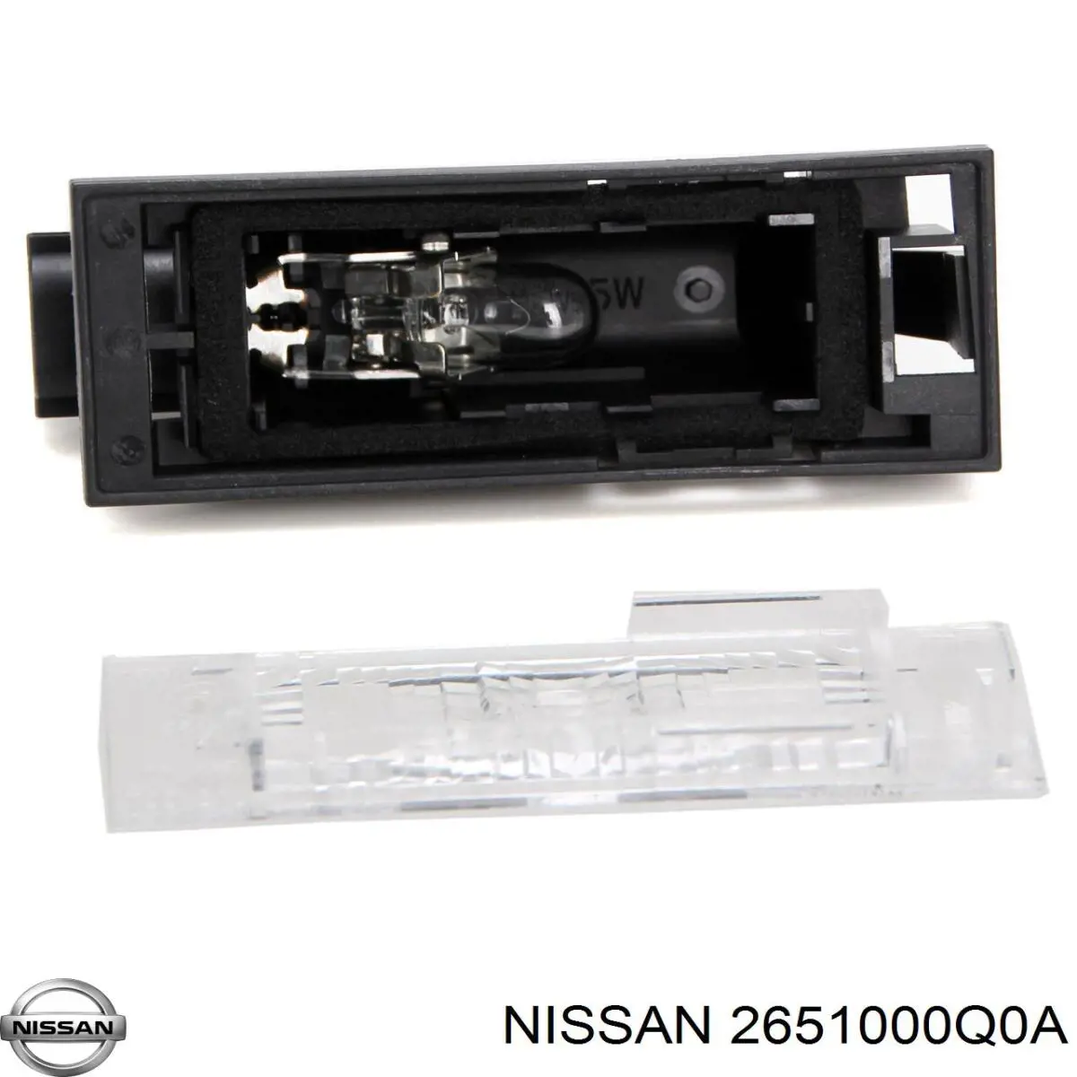 Фонарь освещения номерного знака Nissan/Infiniti 2651000Q0A