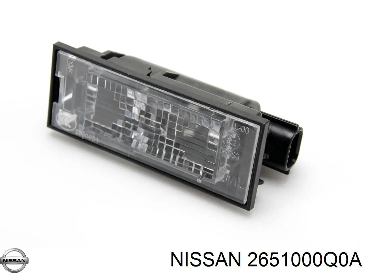 Фонарь подсветки заднего номера Nissan/Infiniti 2651000Q0A цена, от 8.76 USD