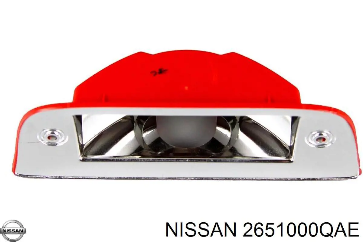 Lanterna da luz de fundo de matrícula traseira para Nissan Primastar (F4)