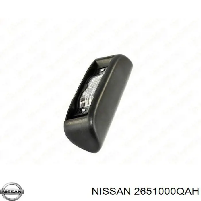 2651000QAH Nissan фонарь подсветки заднего номерного знака
