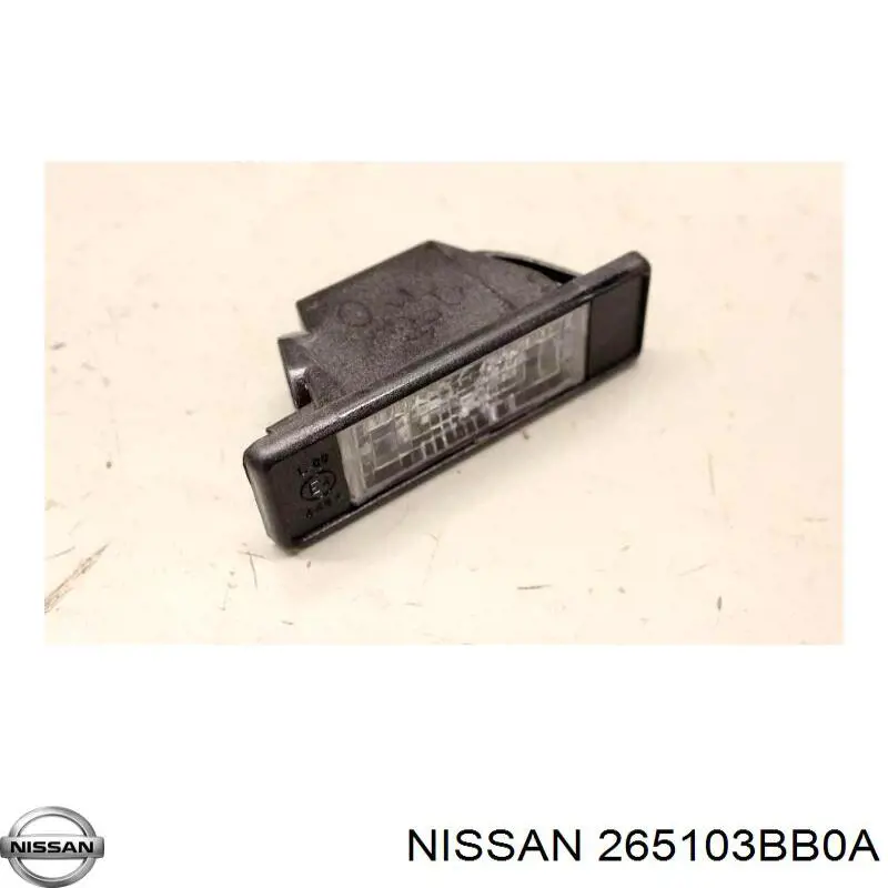 Lanterna da luz de fundo de matrícula traseira para Nissan Qashqai (J11)