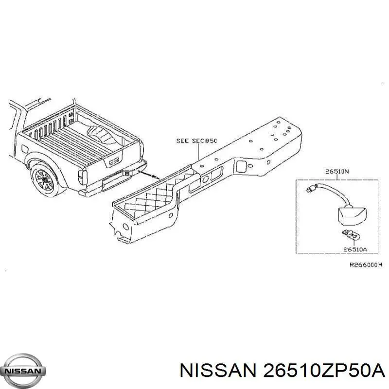 26510ZP50A Nissan 