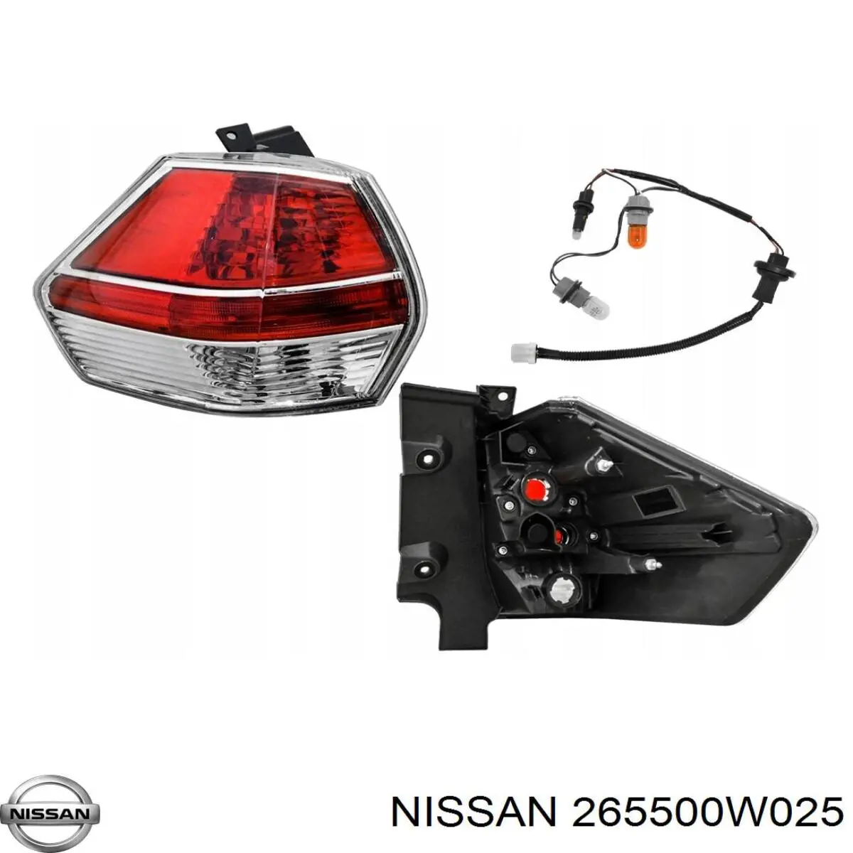 Фонарь задний правый 265500W025 Nissan