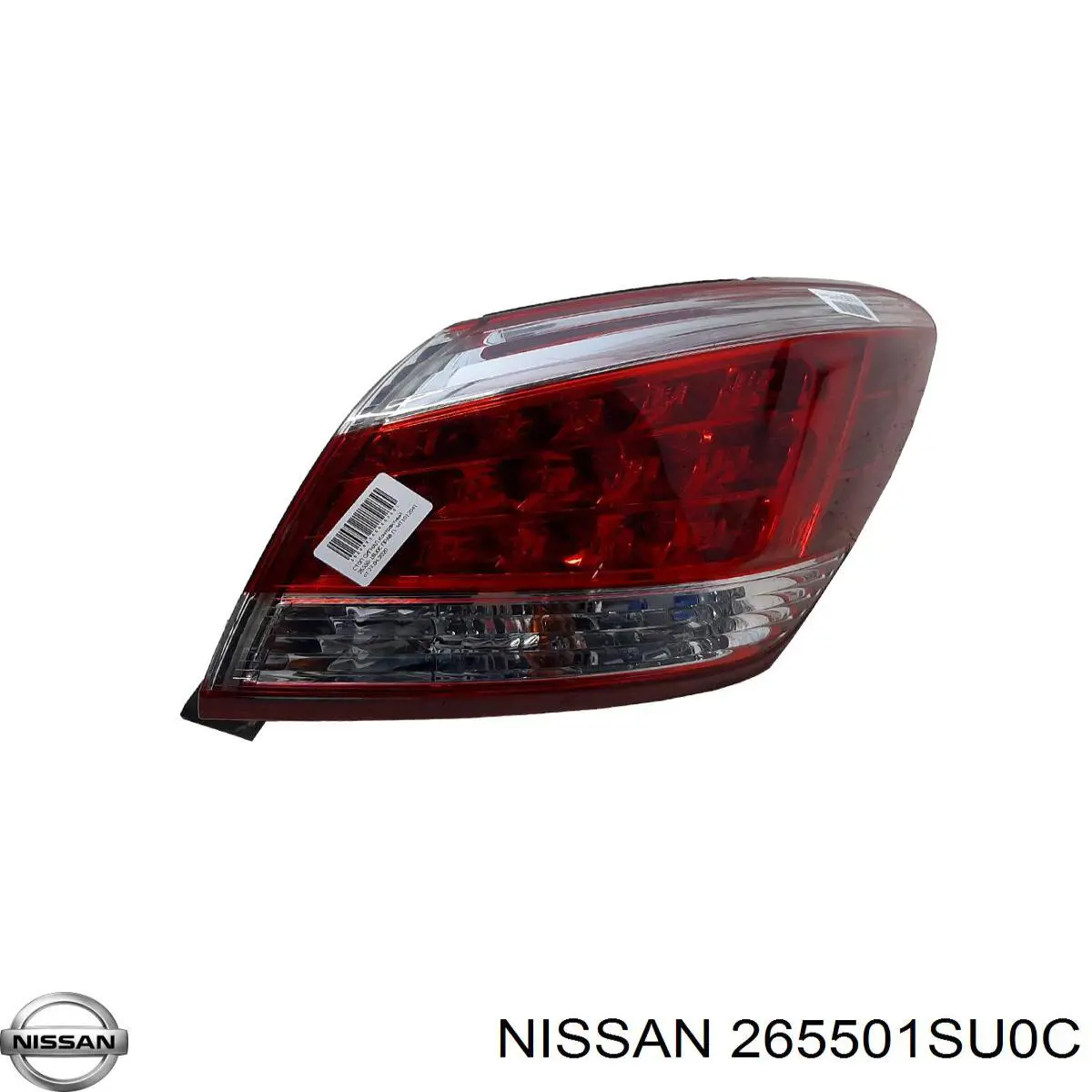 265501SU0C Nissan lanterna traseira direita externa