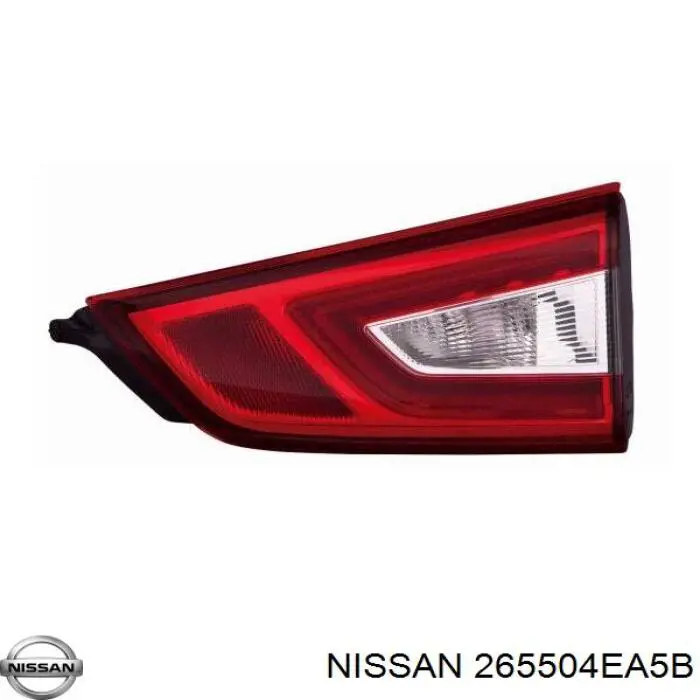 Lanterna traseira direita interna para Nissan Qashqai (J11)