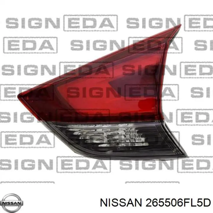 Фонарь задний правый, внутренний Nissan/Infiniti 265506FL5D цена, от 42.88 USD