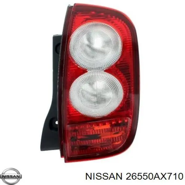 26550AX710 Nissan lanterna traseira direita