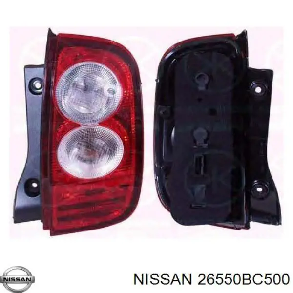 Фонарь задний правый Nissan/Infiniti 26550BC500 цена, от 67.15 USD