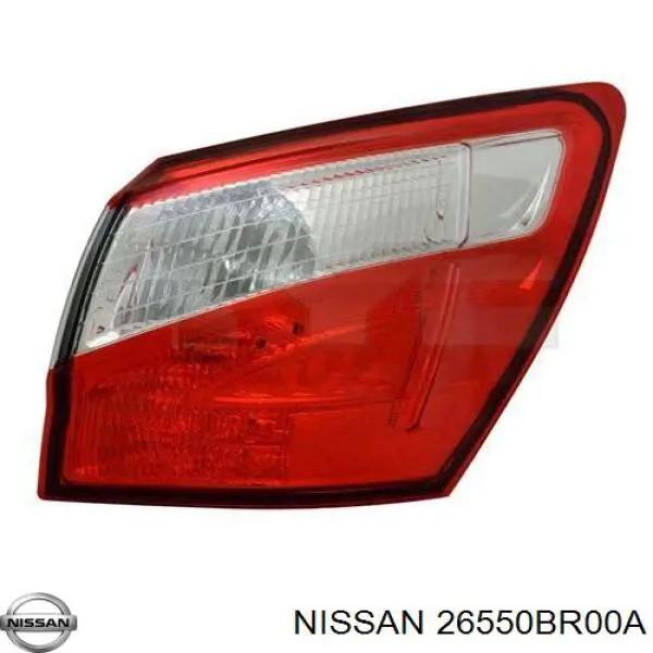 Купить 26550BR00A Nissan/Infiniti Фонарь задний правый, внешний