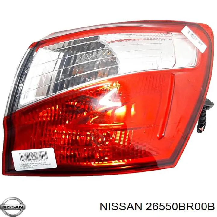 26550BR00B Nissan lanterna traseira direita externa