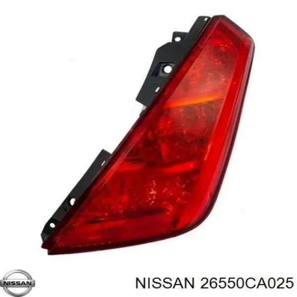 26550CA025 Nissan фонарь задний правый