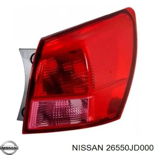 Купить 26550JE20A Nissan/Infiniti Фонарь задний правый, внешний