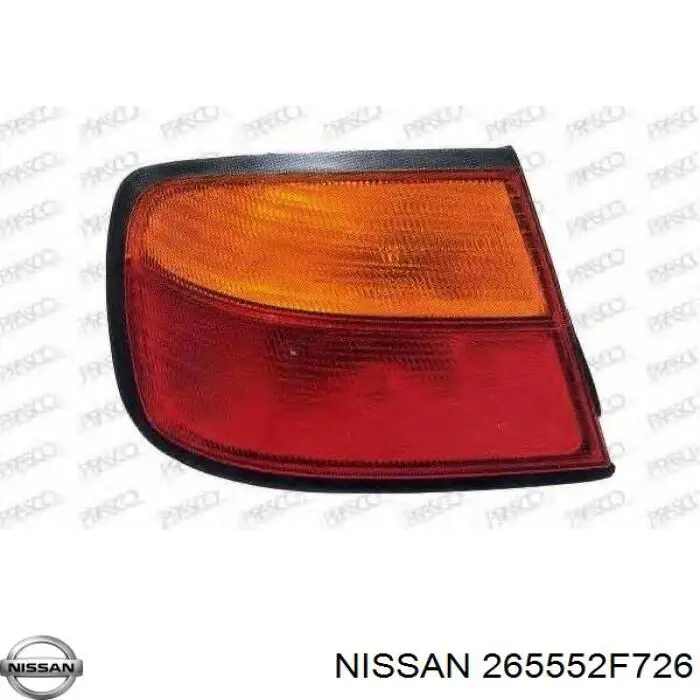 Фонарь задний левый внешний 265552F726 Nissan