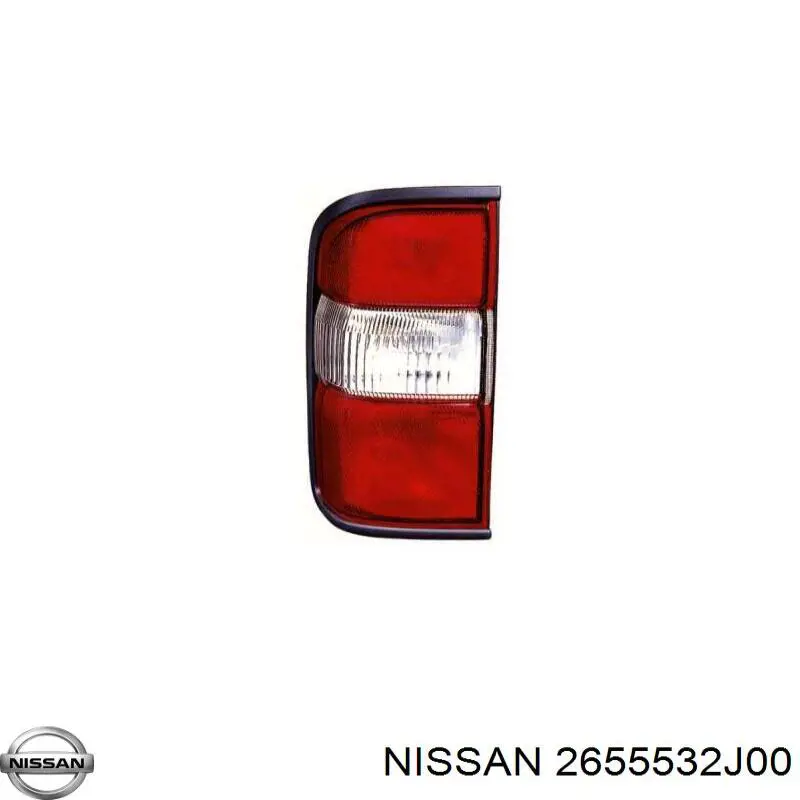 26555VB11B Nissan lanterna traseira esquerda