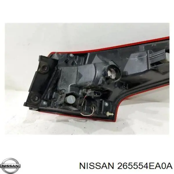 265554EA0A Nissan lanterna traseira esquerda externa