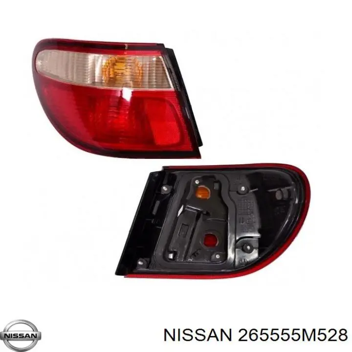265555M52A Nissan фонарь задний левый внешний