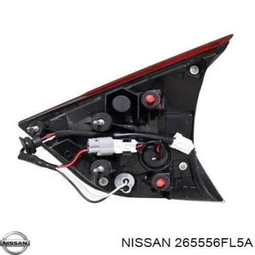 265556FL5A Nissan фонарь задний левый внутренний