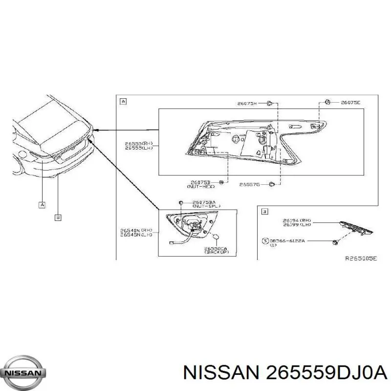 265559DJ0A Nissan/Infiniti 