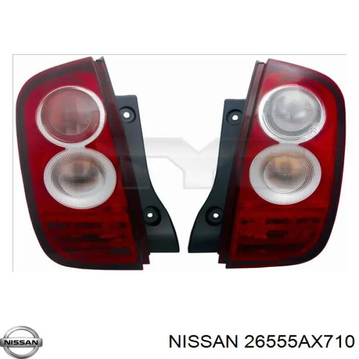 Фонарь задний левый 26555AX710 Nissan