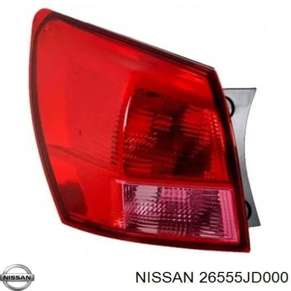 26555JD000 Nissan фонарь задний левый внешний
