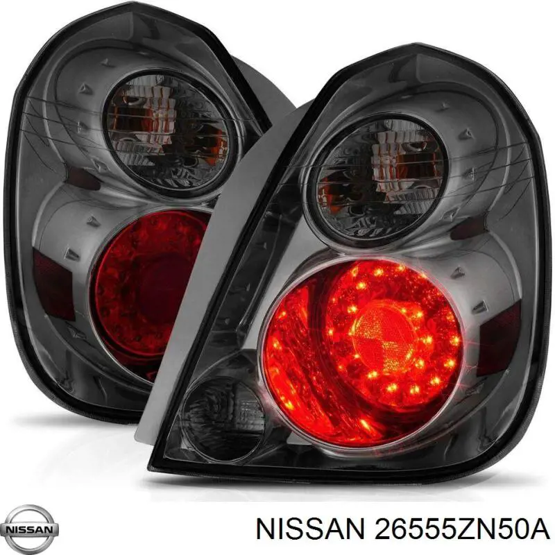 Фонарь задний левый 26555ZN50A Nissan/Infiniti