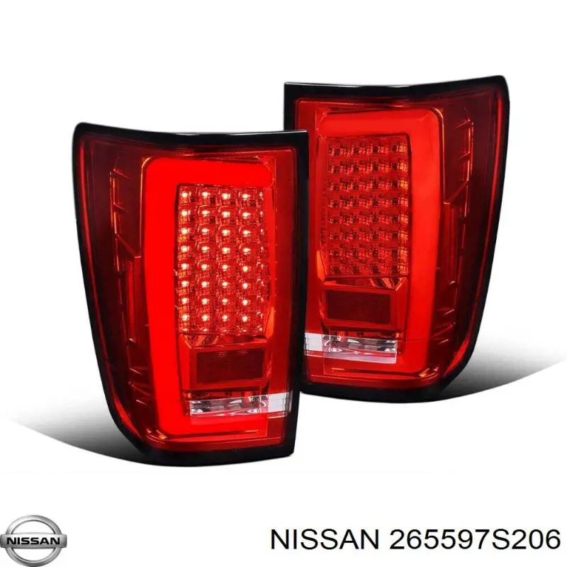 265597S206 Nissan фонарь задний левый