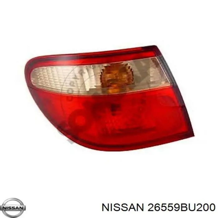 Lanterna traseira esquerda para Nissan Almera (V10)