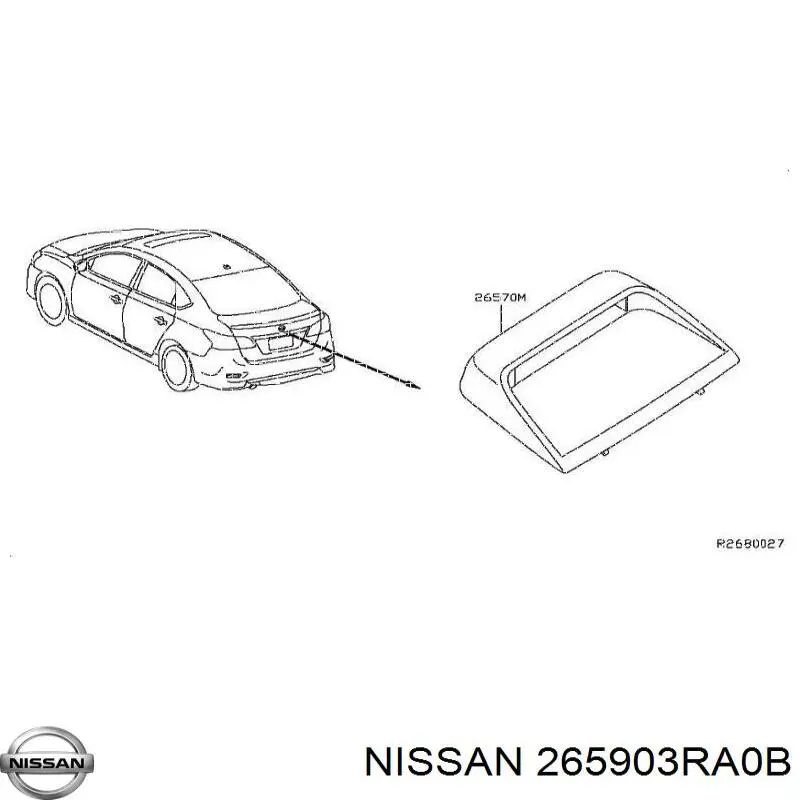  265903RA0B Nissan