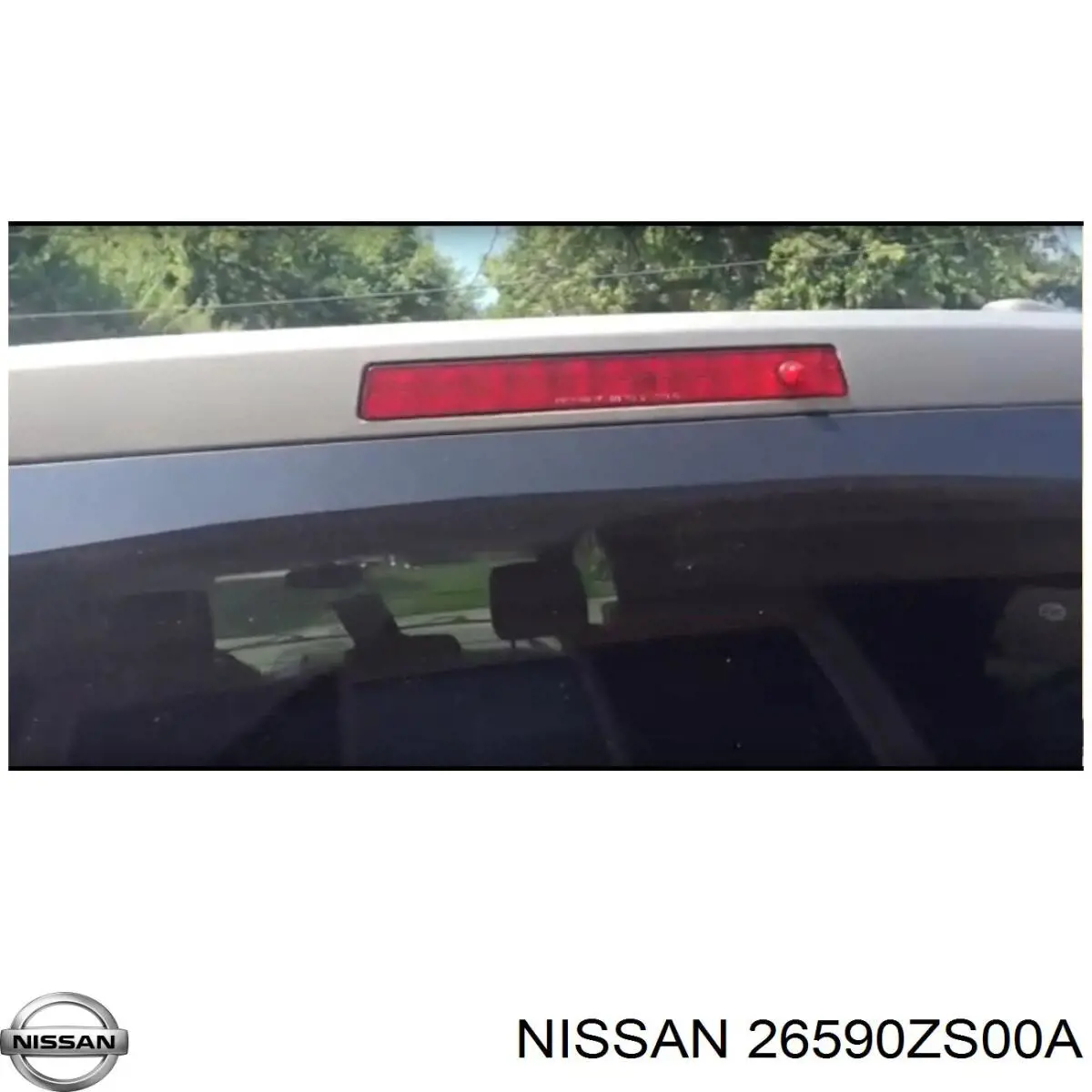 26590ZS00A Nissan стоп-сигнал задний дополнительный