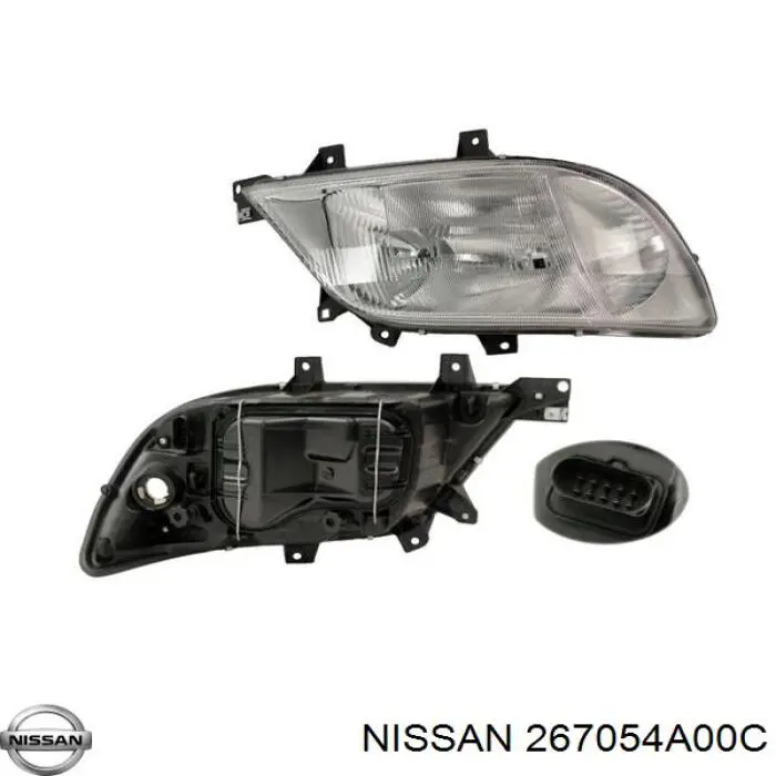 Правая фара 26705A400F Nissan/Infiniti