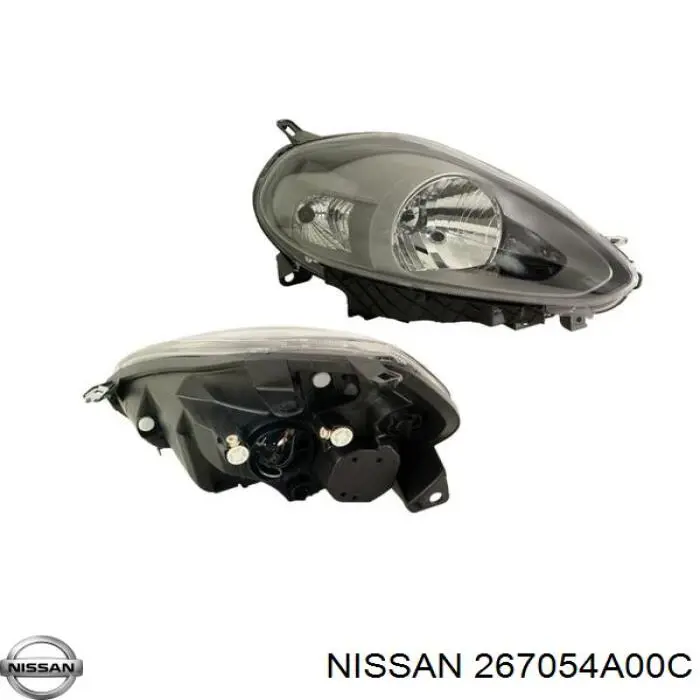 Правая фара 26705A400F Nissan/Infiniti