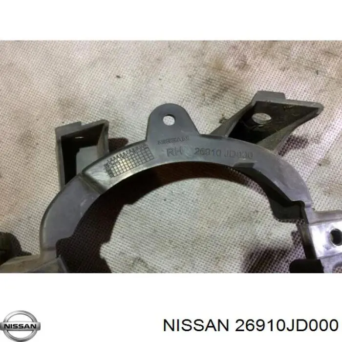 Кронштейн крепления противотуманной фары, правой Nissan/Infiniti 26910JD000