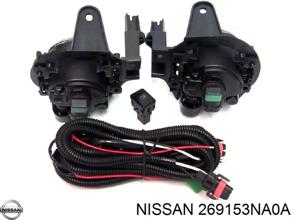 Consola de fixação das luzes de nevoeiro esquerdas para Nissan Leaf (ZE0)