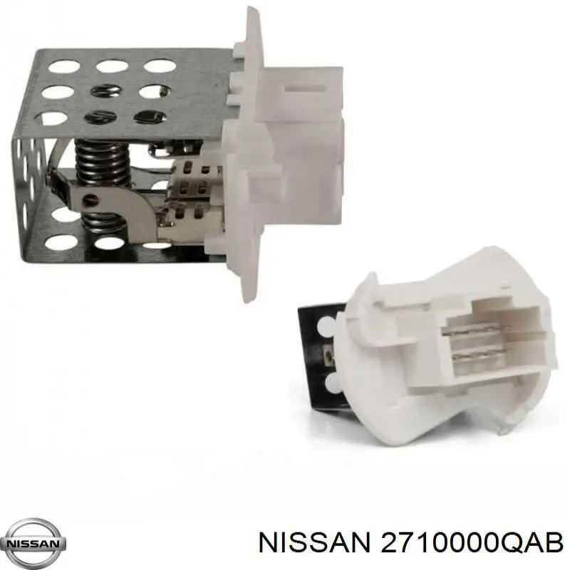 2710000QAB Nissan резистор (сопротивление вентилятора печки (отопителя салона))