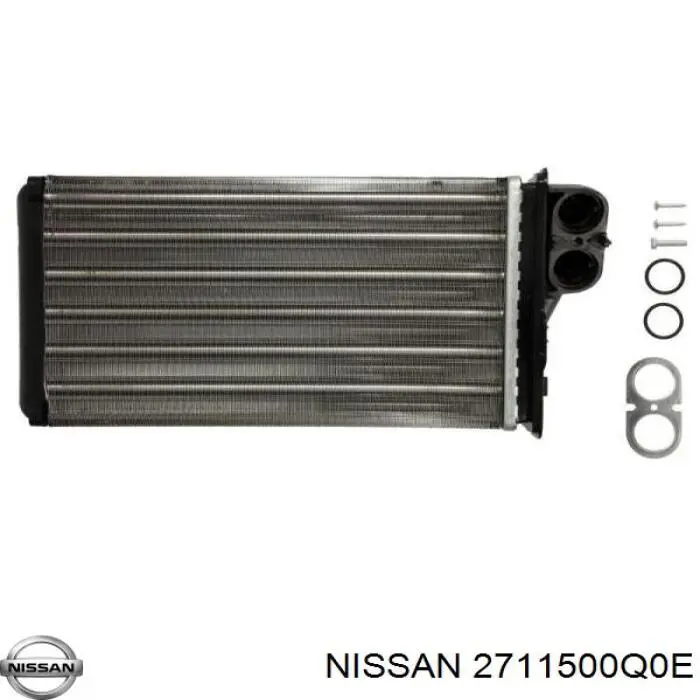 Радиатор печки (отопителя) на Nissan Primastar F4