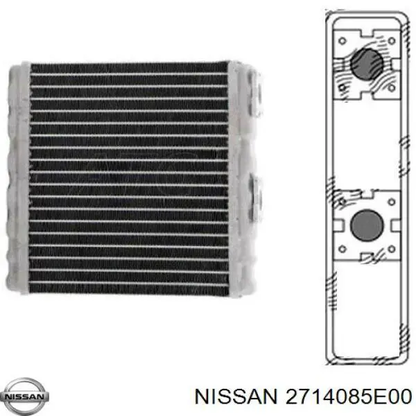 Радиатор печки 2714085E00 Nissan/Infiniti