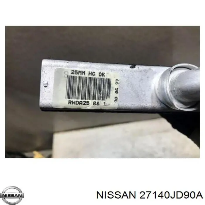 27140JD90A Nissan radiador de forno (de aquecedor)