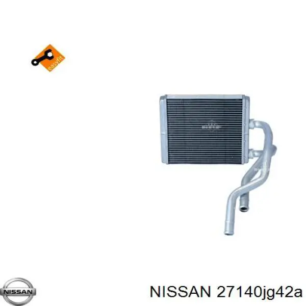 Радиатор печки (отопителя) Nissan 27140JG42A